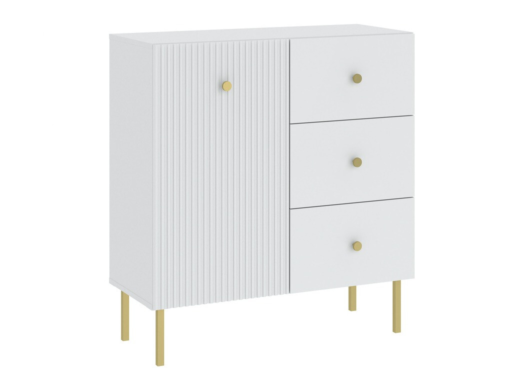 Comodă Etliva 100 (Alb + Auriu)