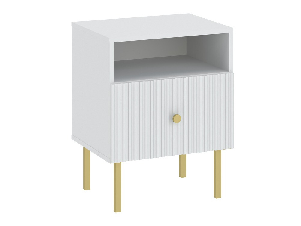 Noptieră Etliva 106 (Alb + Auriu)
