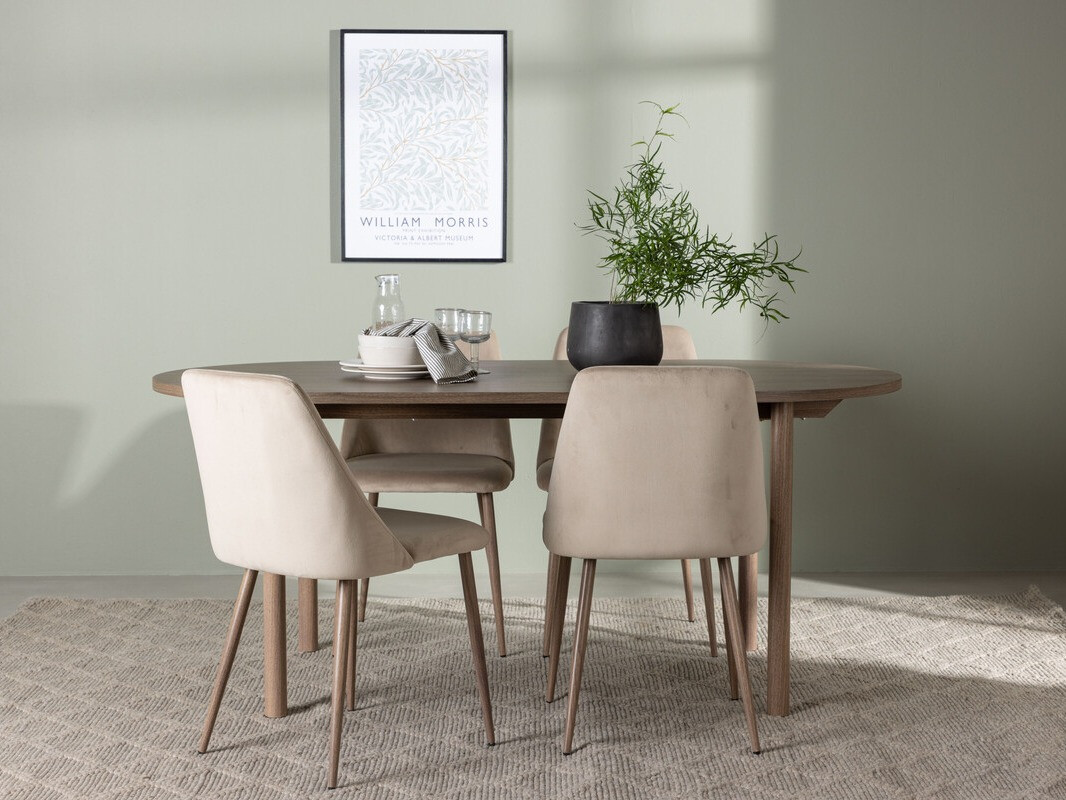 Set de mese Dallas 4130 (Bej + Nuca)