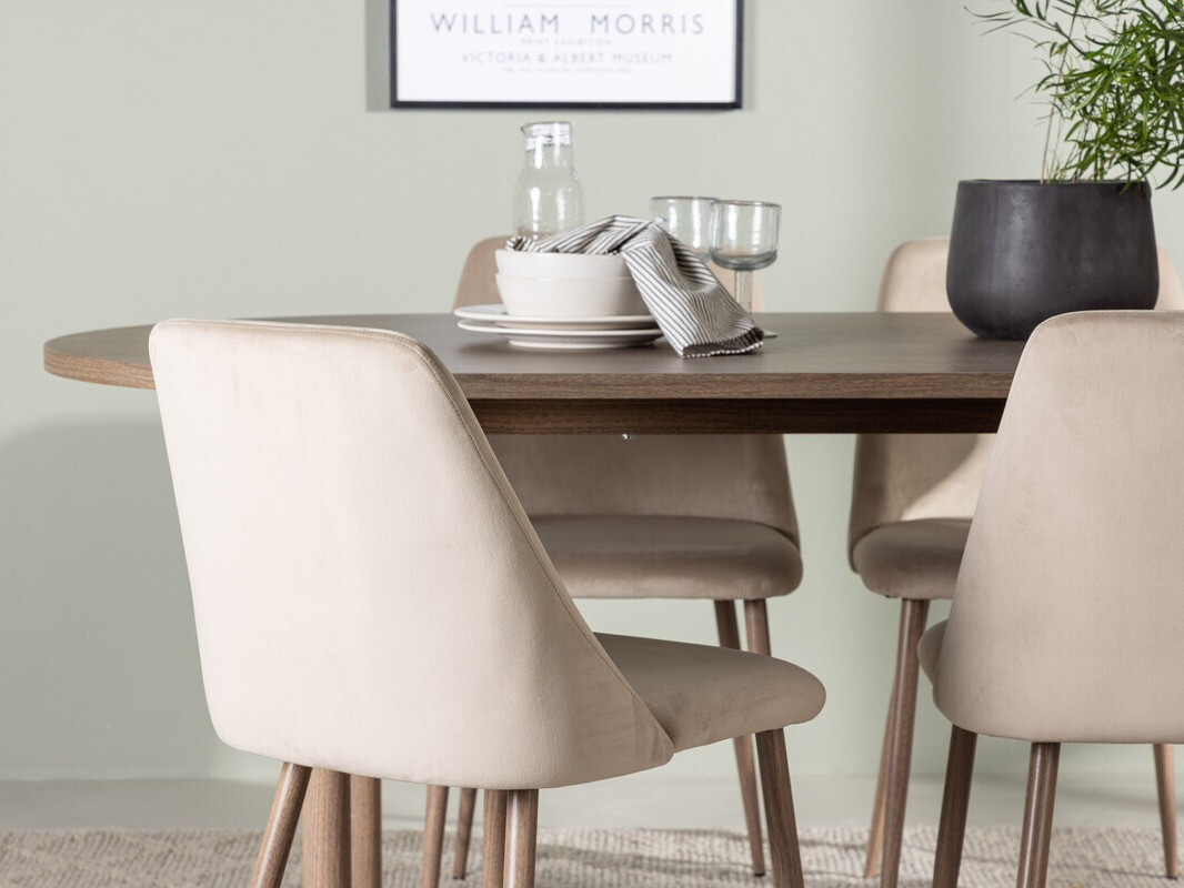 Set de mese Dallas 4130 (Bej + Nuca)