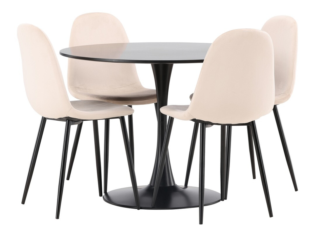 Set de mese Dallas 4163 (Bej + Negru)
