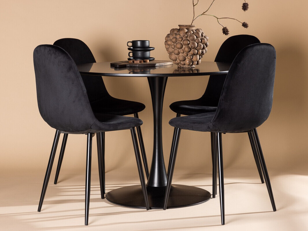 Set de mese Dallas 4163 (Negru)