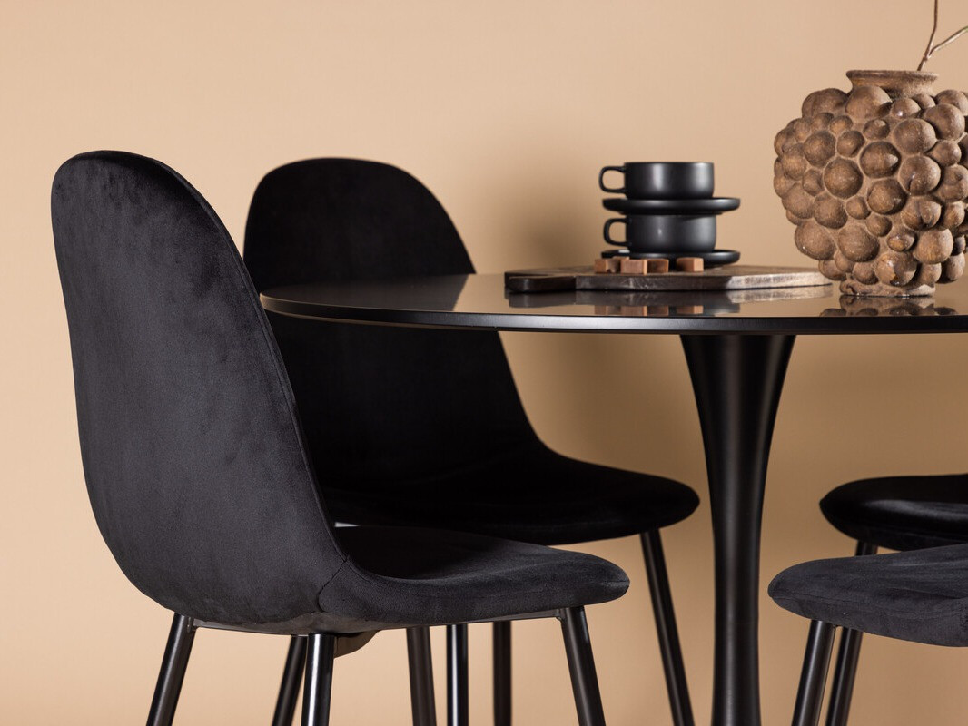 Set de mese Dallas 4163 (Negru)