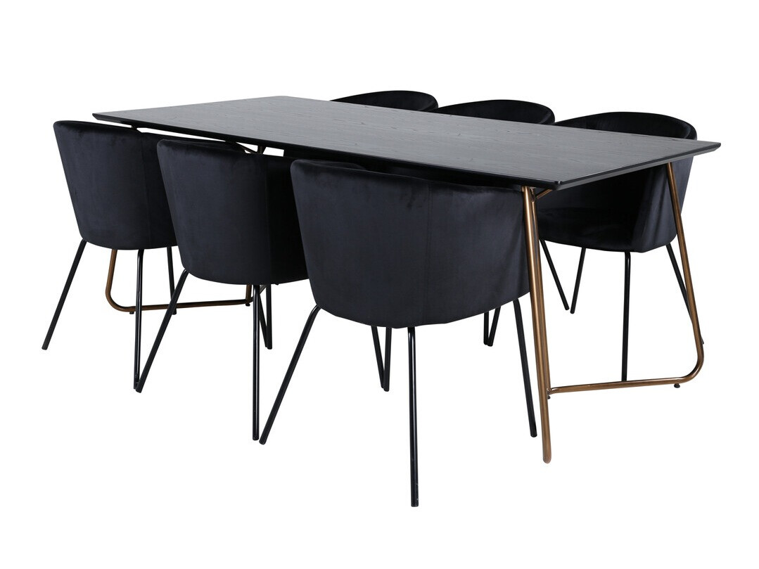 Set de mese Dallas 4191 (Negru)