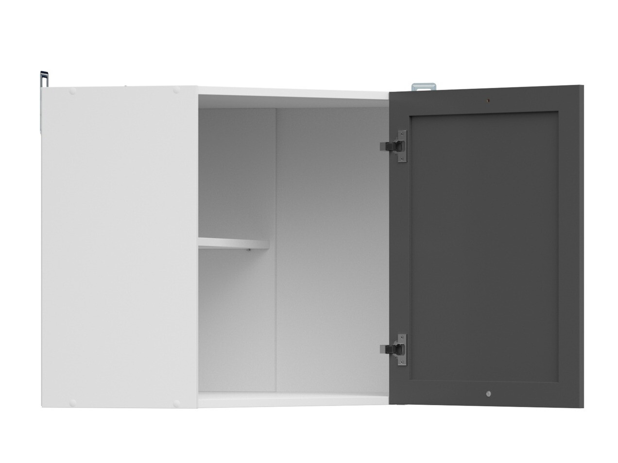 Dulap modular de colț suspendat Classic Grey 106