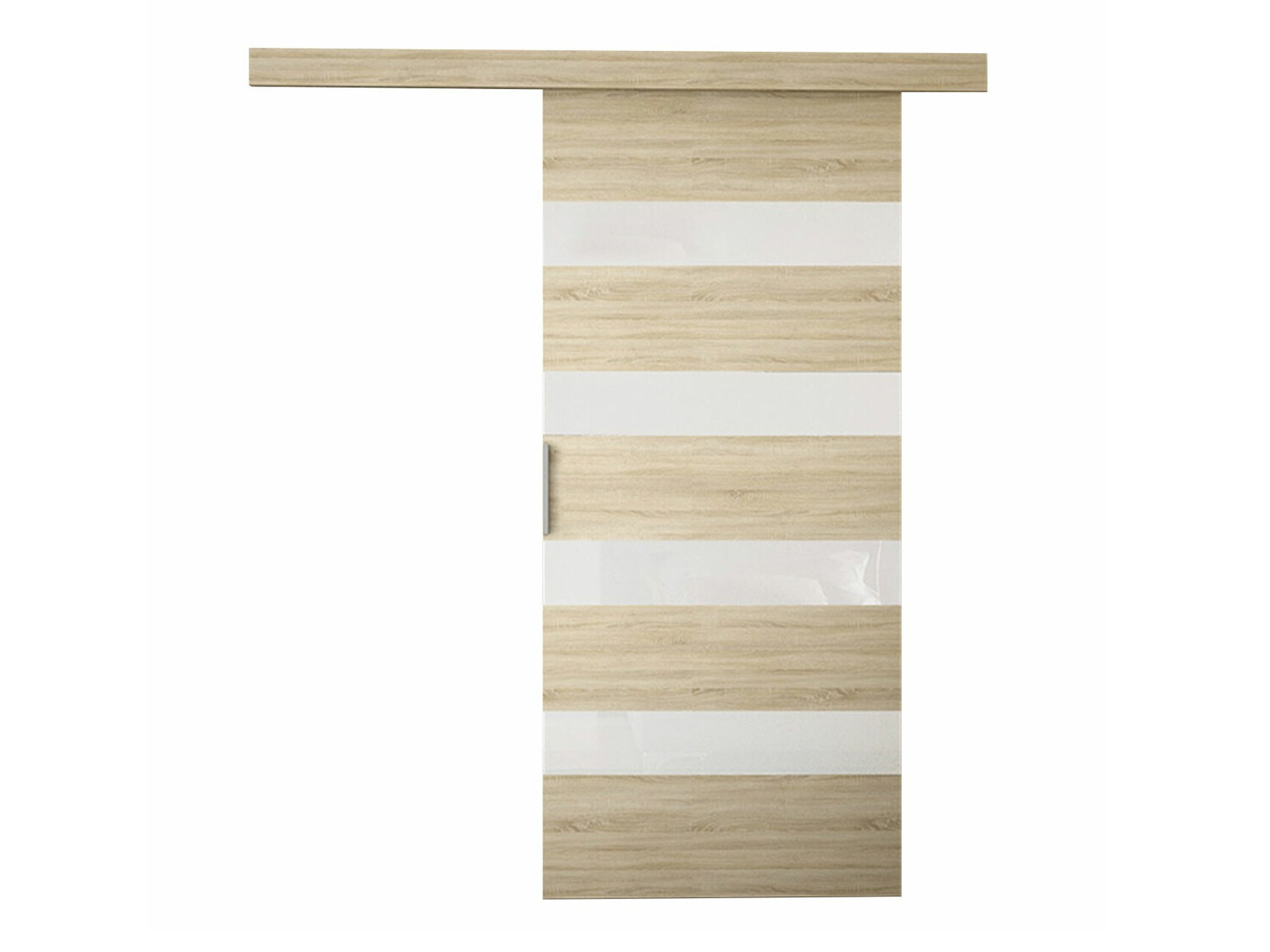 Uși glisante Closico Materia V (Stejar Sonoma + Alb)