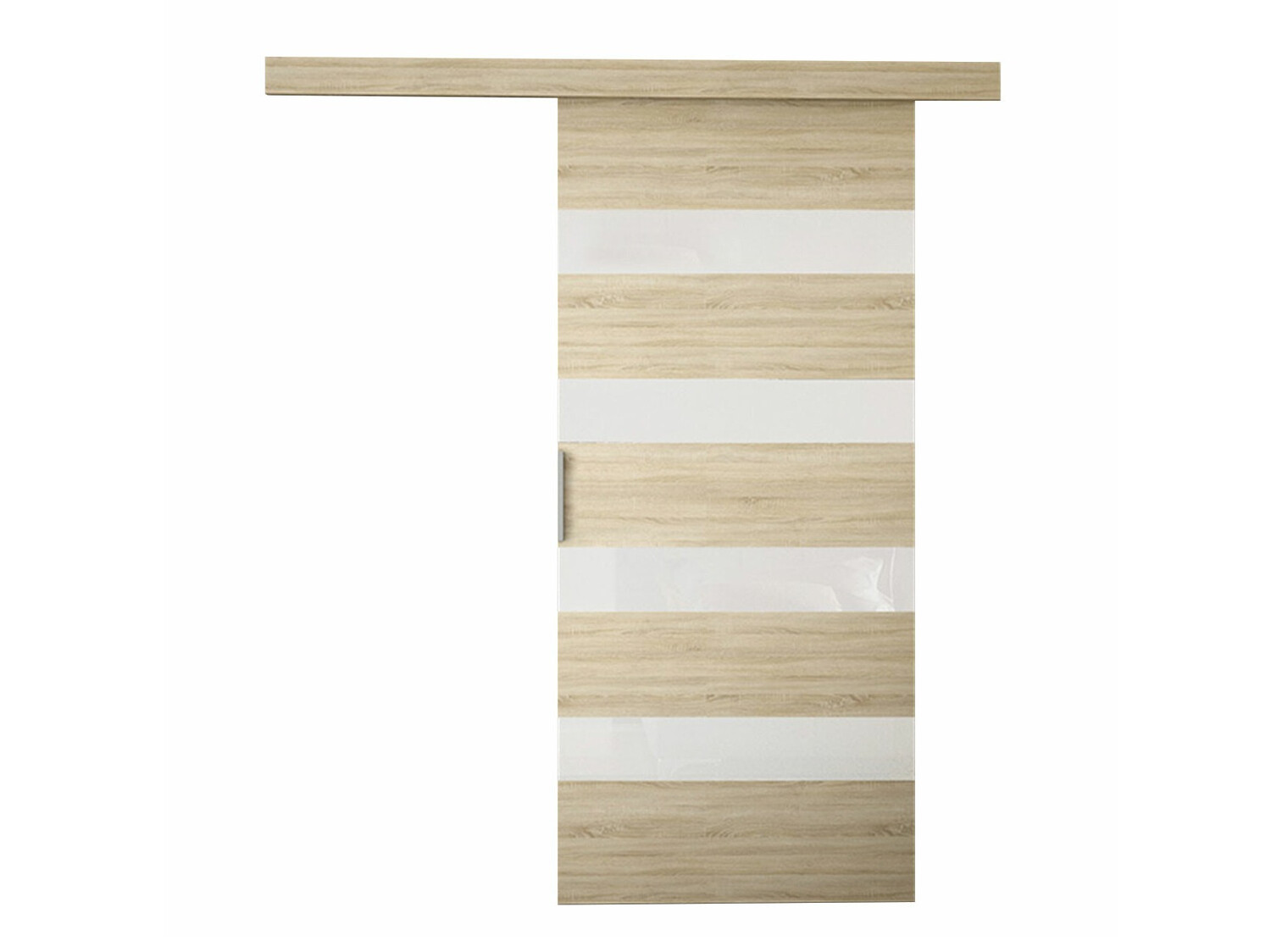 Uși glisante Closico Portalis V (Stejar Sonoma + Alb)