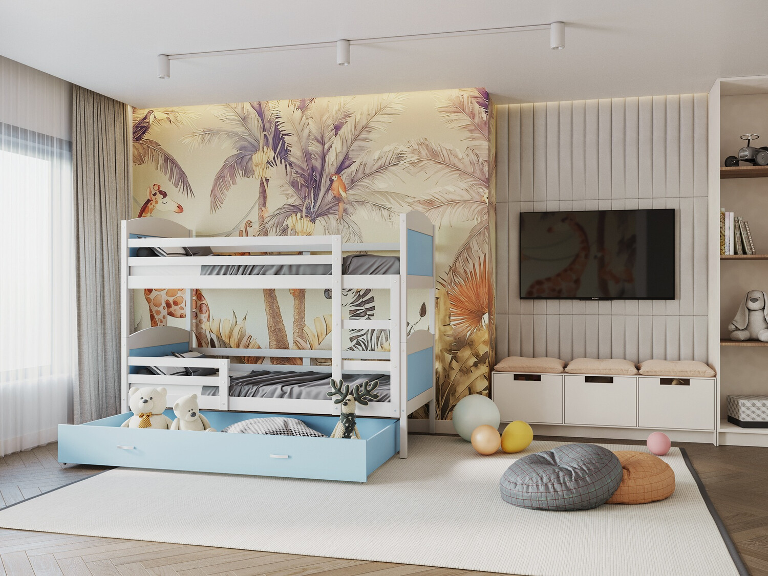 Pat supraetajat Aurora 102 (Alb)