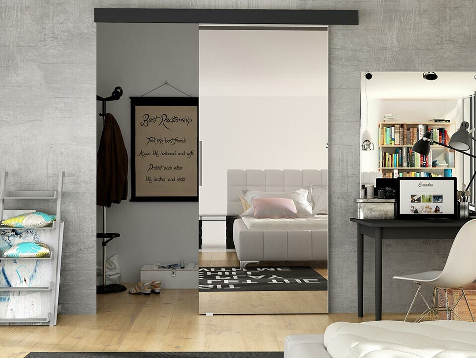 Uși glisante Closico Fundus II (Negru)