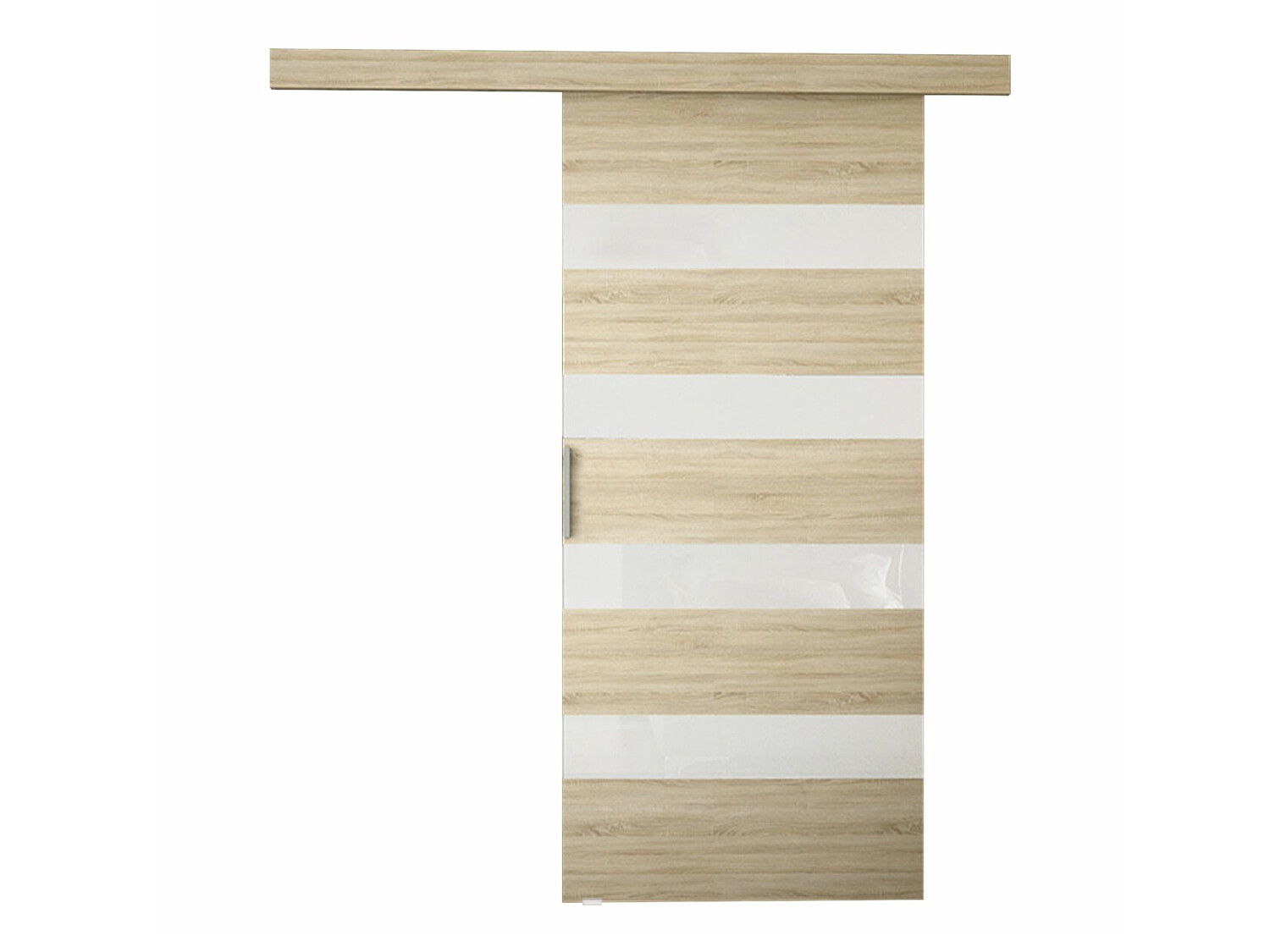 Uși glisante Closico Fundus V (Stejar Sonoma + Alb)