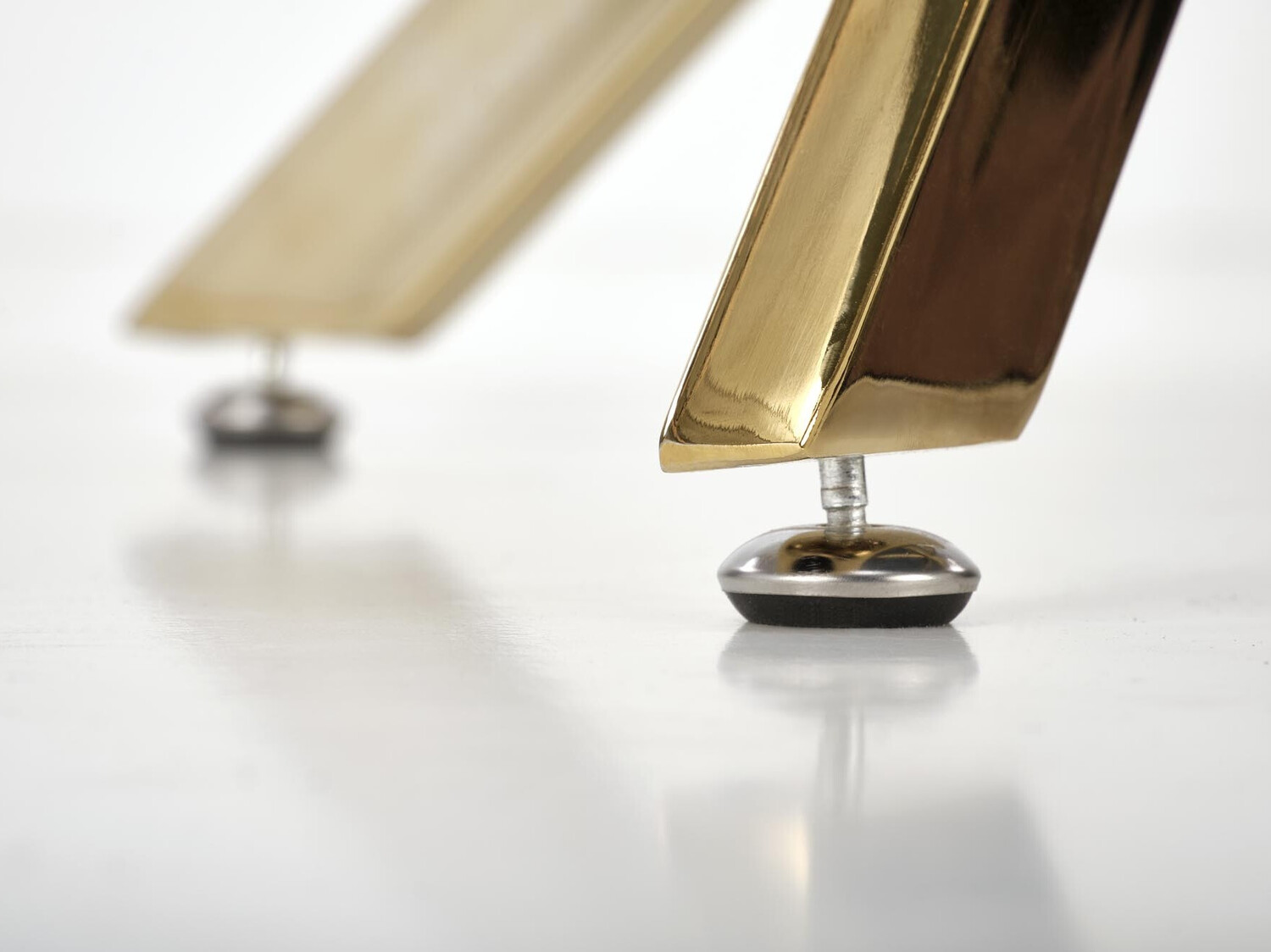 Masă Houston 1538 (Auriu + Marmură albă)