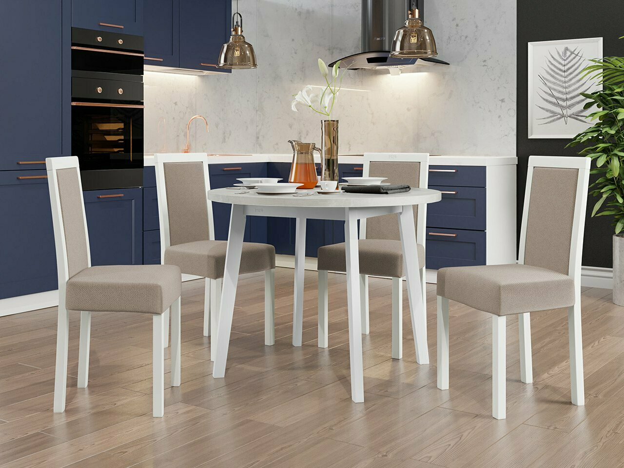 Set de dining Victorville 304 (Paros 2)