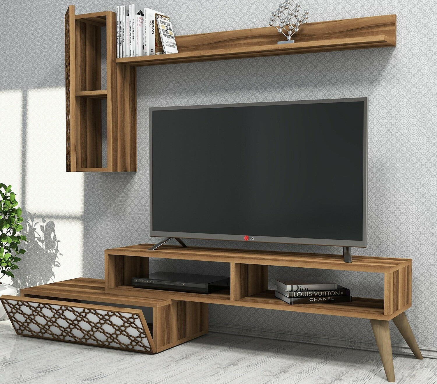 Set de living Kailua 1561 (Nuca + Alb)