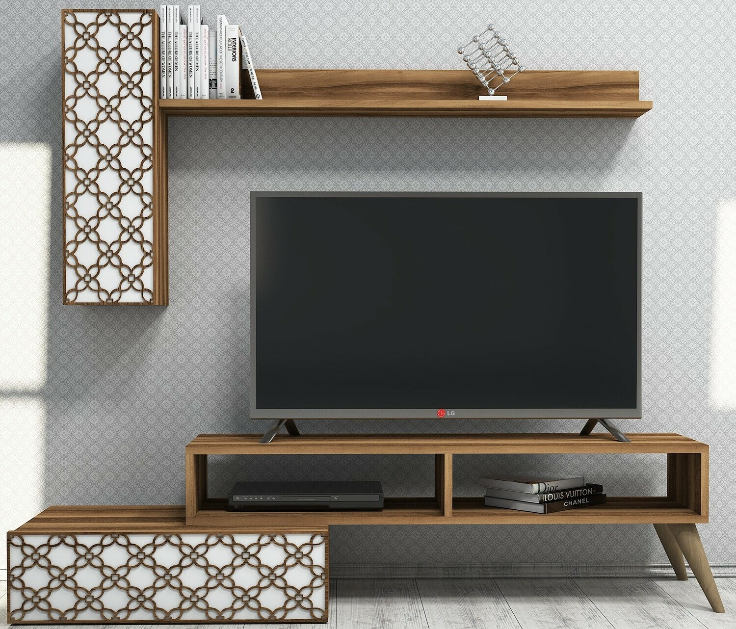 Set de living Kailua 1561 (Nuca + Alb)