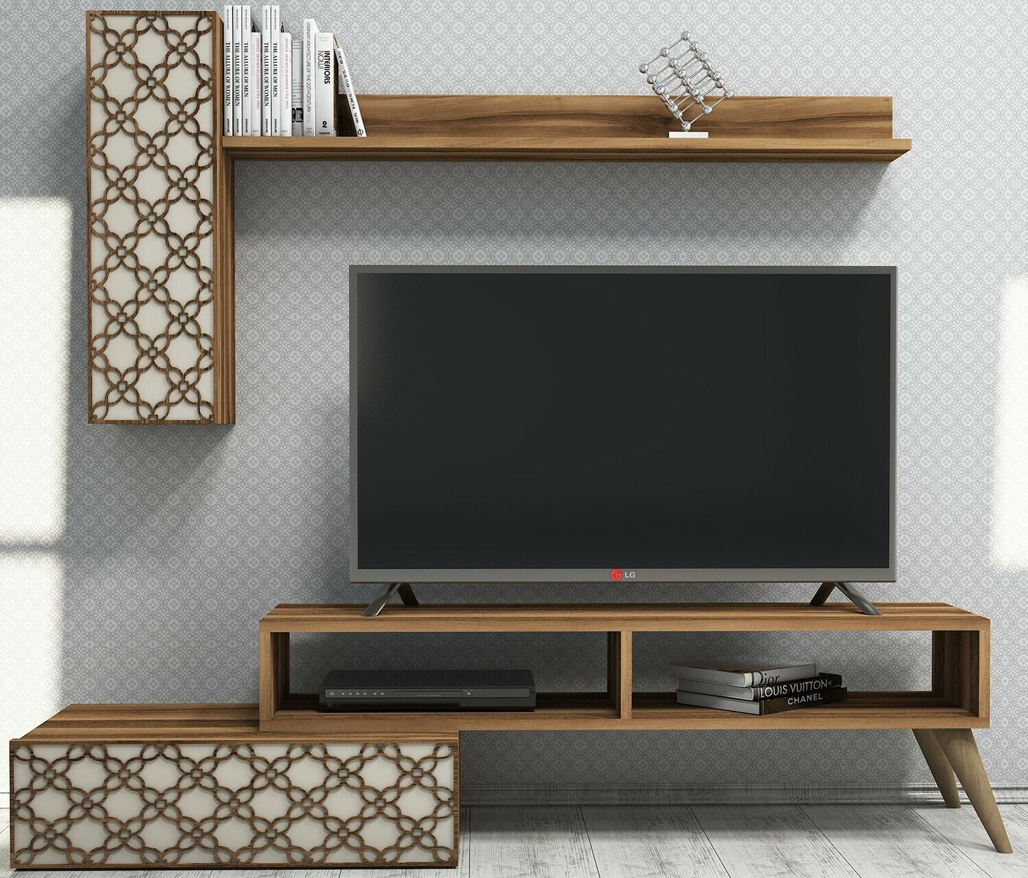 Set de living Kailua 1561 (Nuca + Crem)