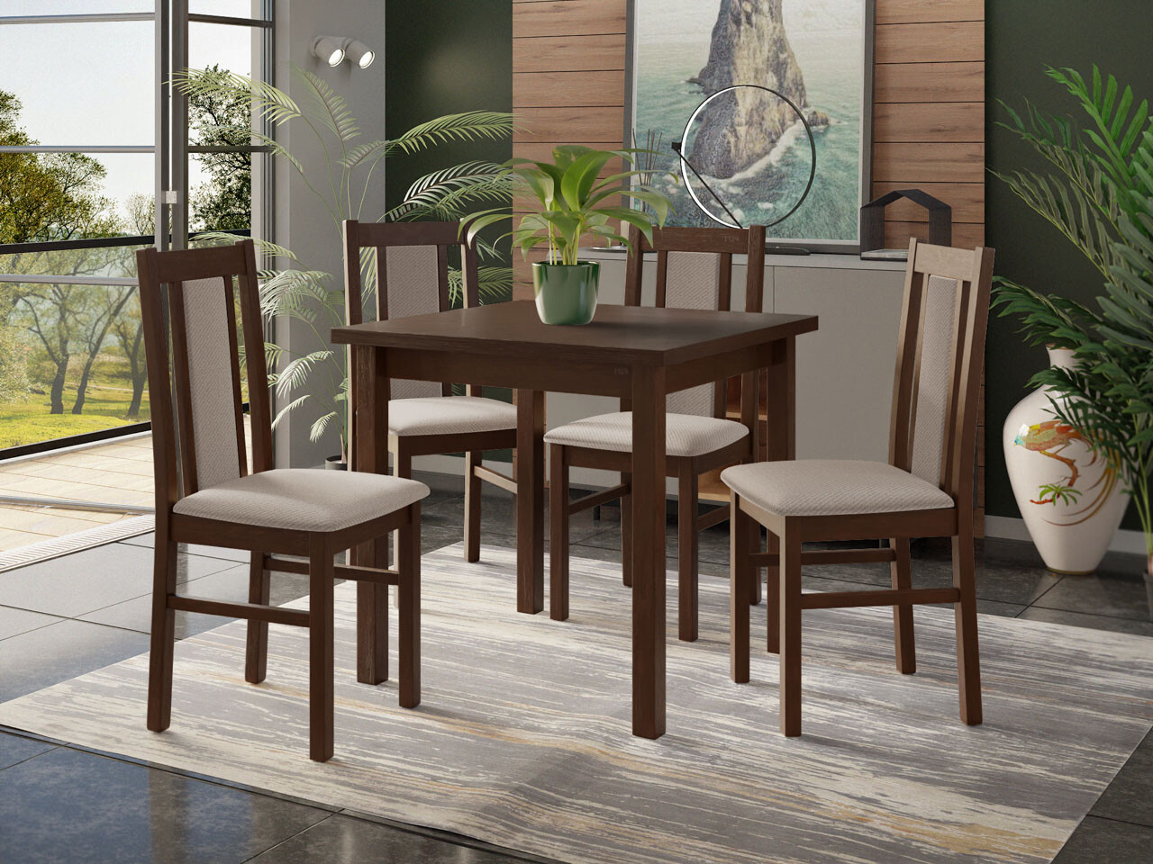 Set de dining Victorville 310 (Paros 2)