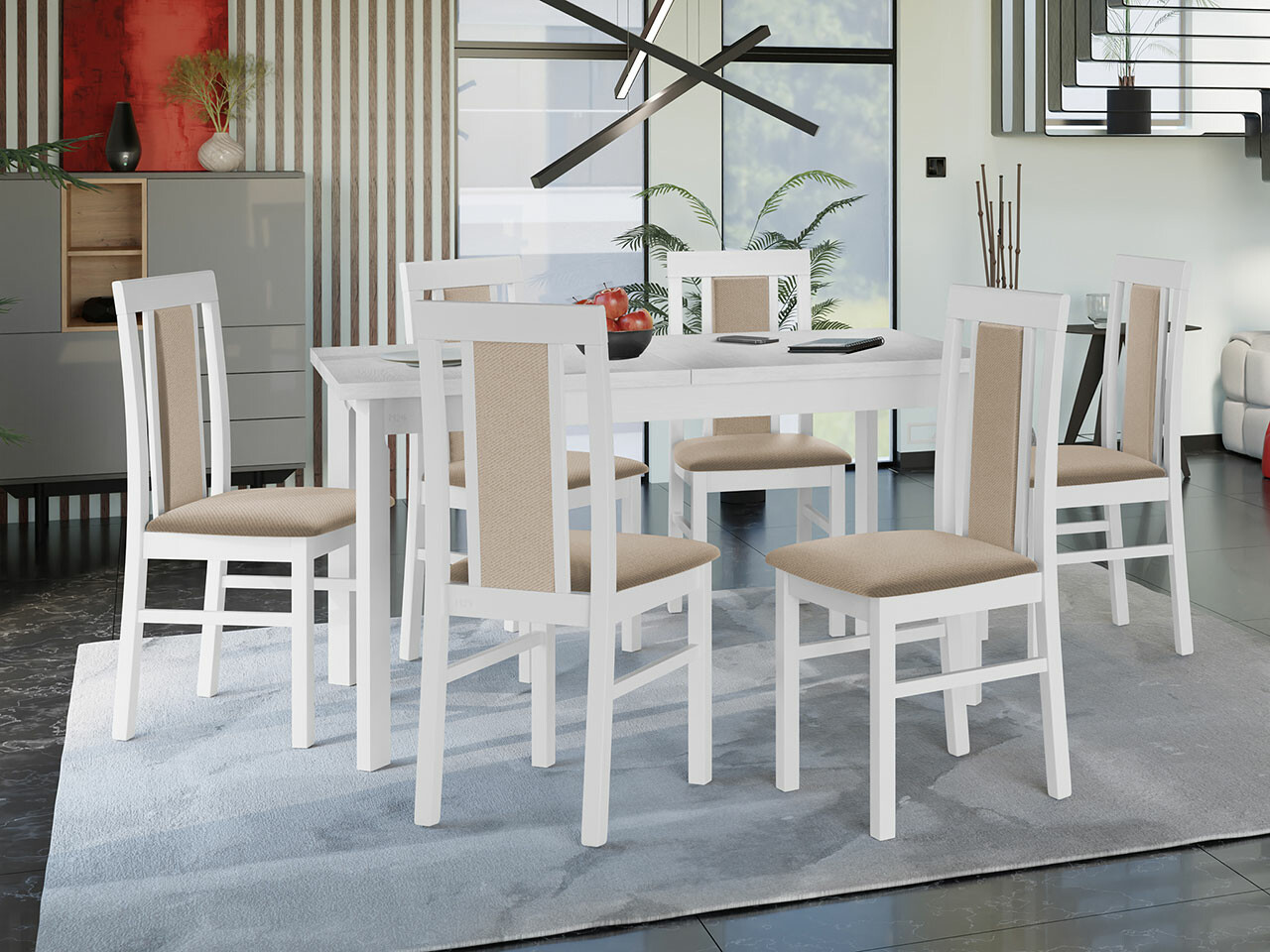 Set de dining Victorville 315 (Paros 2)