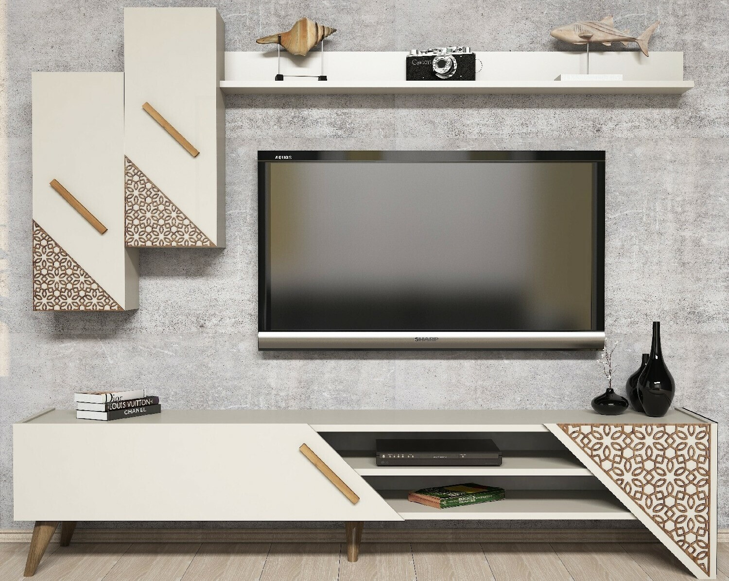 Set de living Kailua 1564 (Crem)