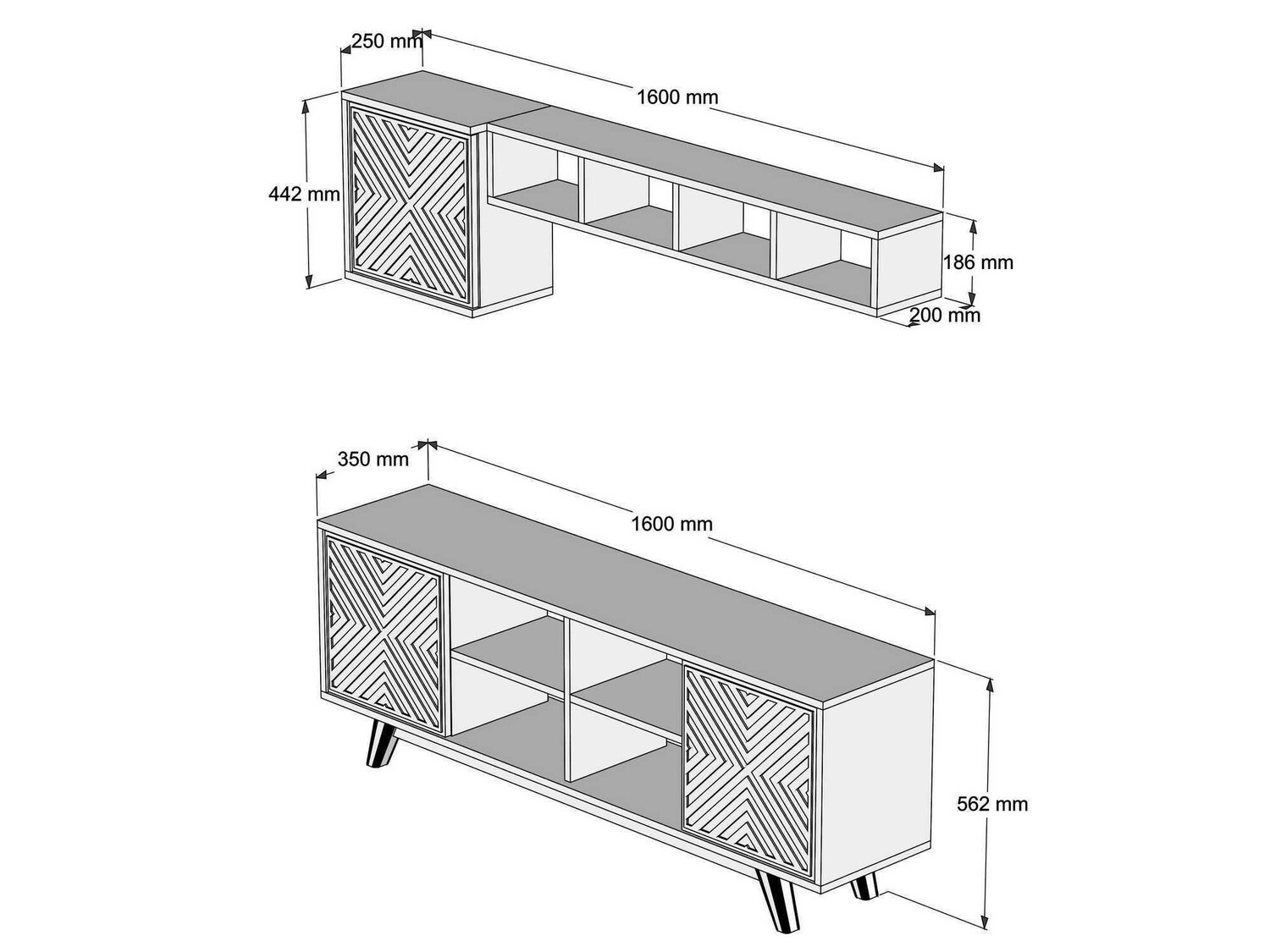 Set de living Kailua 1571 (Nuc + Alb)