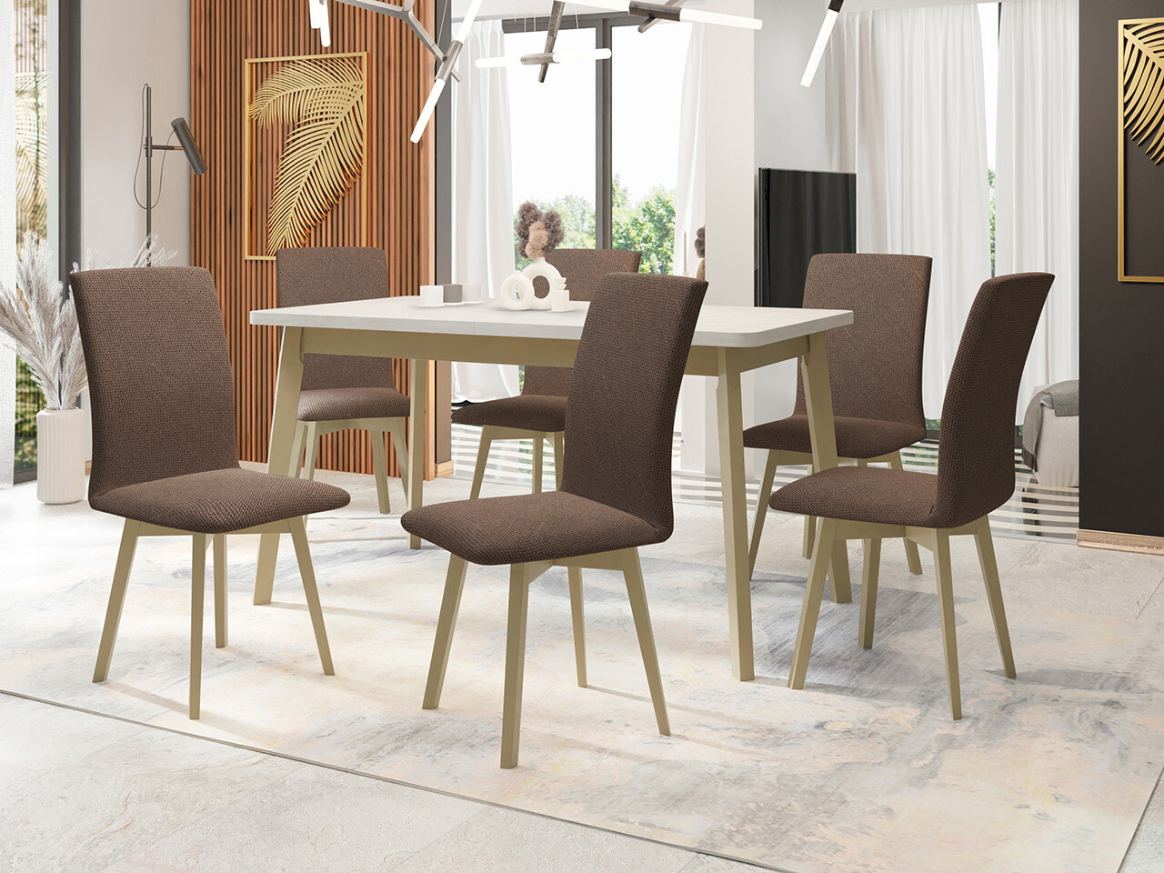 Set de mese Victorville 323 (Stejar Sonoma)