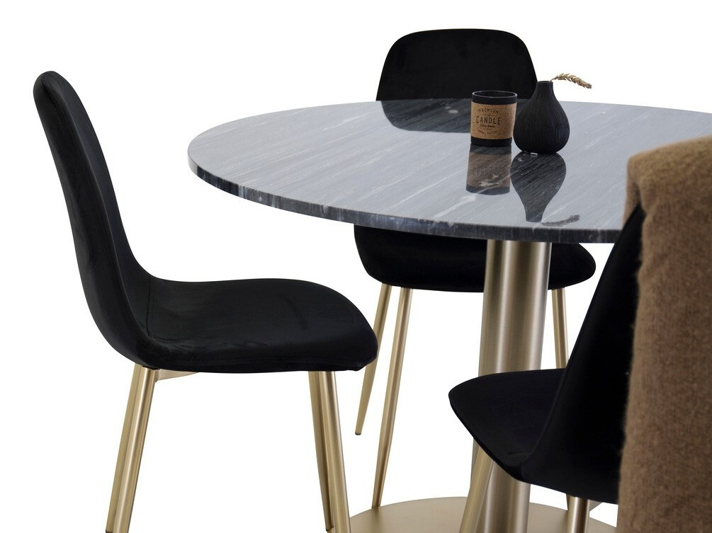 Set de mese Dallas 1220 (Negru + Auriu)