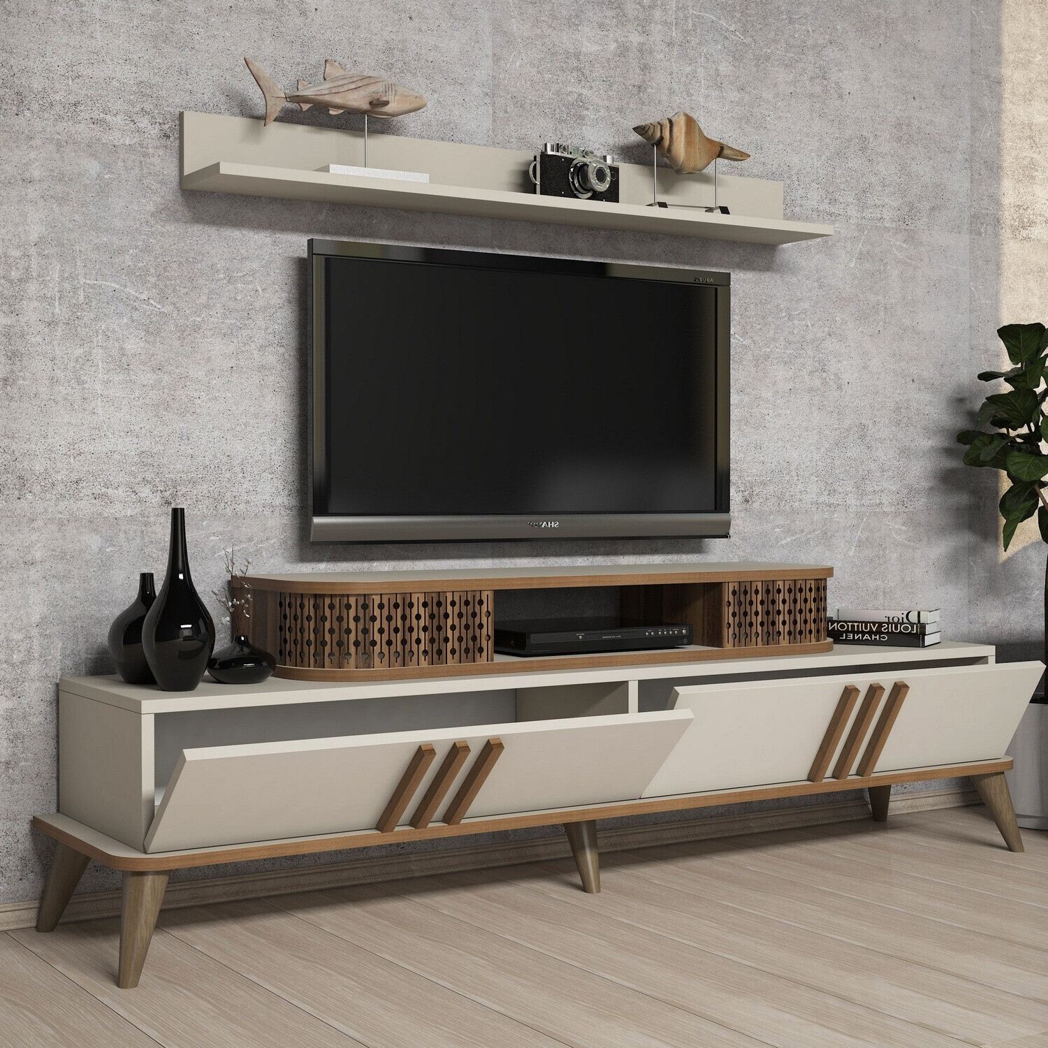 Set de living Kailua 385 (Crem)