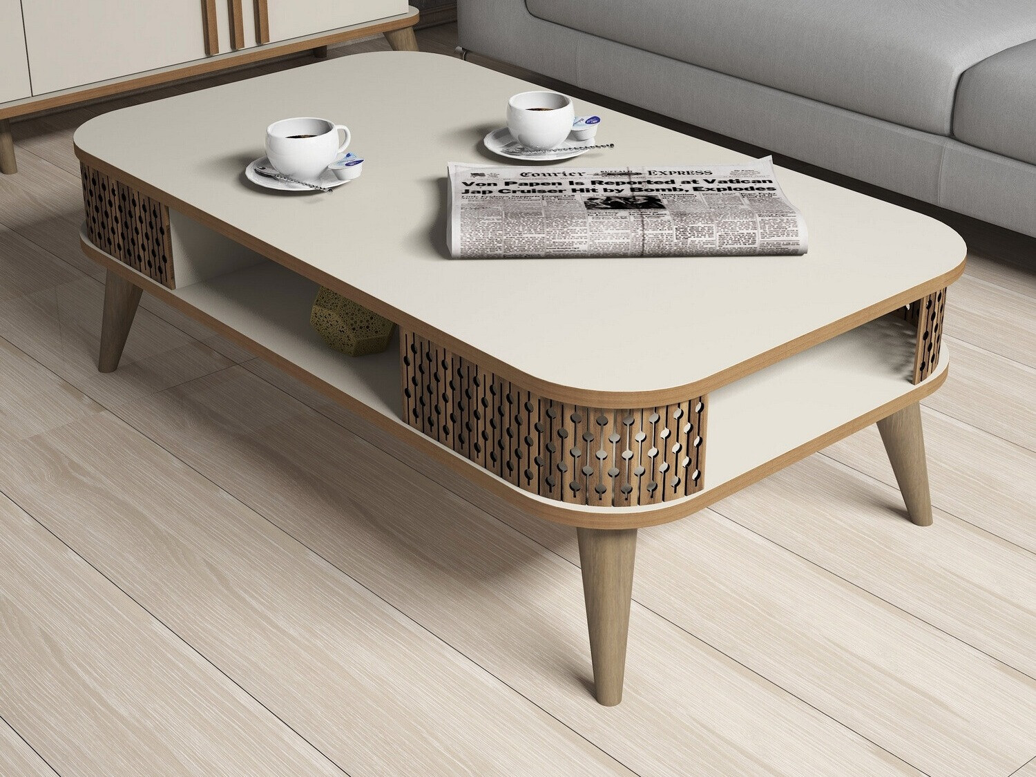 Set de living Kailua 385 (Crem)