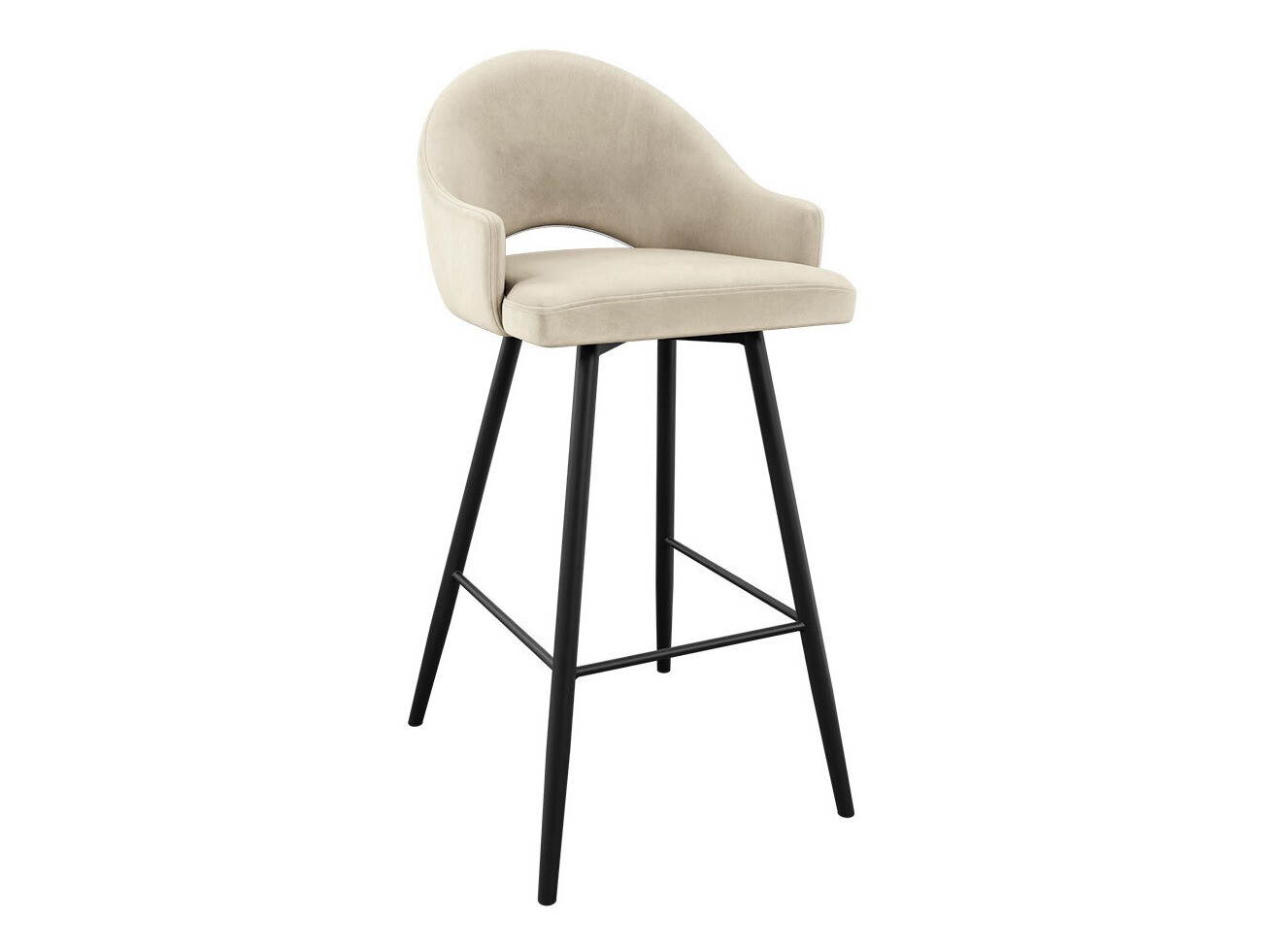 Scaun bar Jackson 103 (Negru + Magic Velvet 2250)