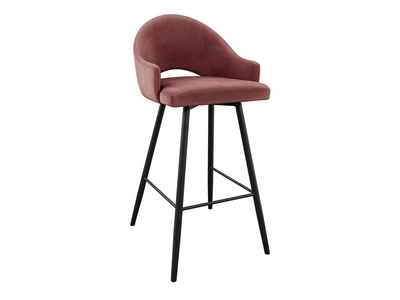 Scaun bar Jackson 103 (Negru + Magic Velvet 2258)