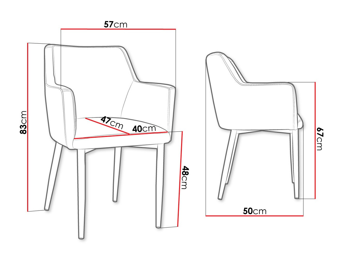 Scaun Jackson 108 (Negru + Magic Velvet 2209)