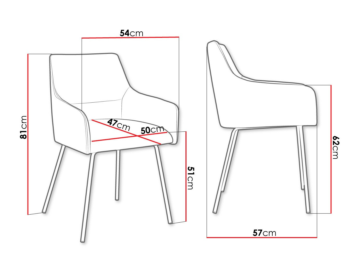 Scaun Jackson 109 (Magic Velvet 2209)