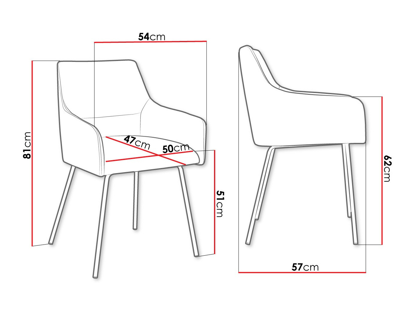 Scaun Jackson 109 (Magic Velvet 2219)
