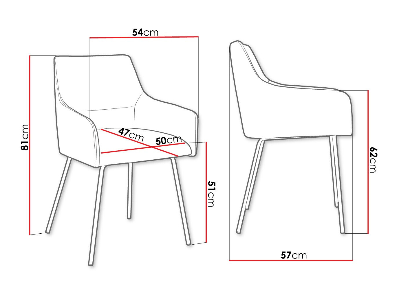 Scaun Jackson 109 (Magic Velvet 2250)
