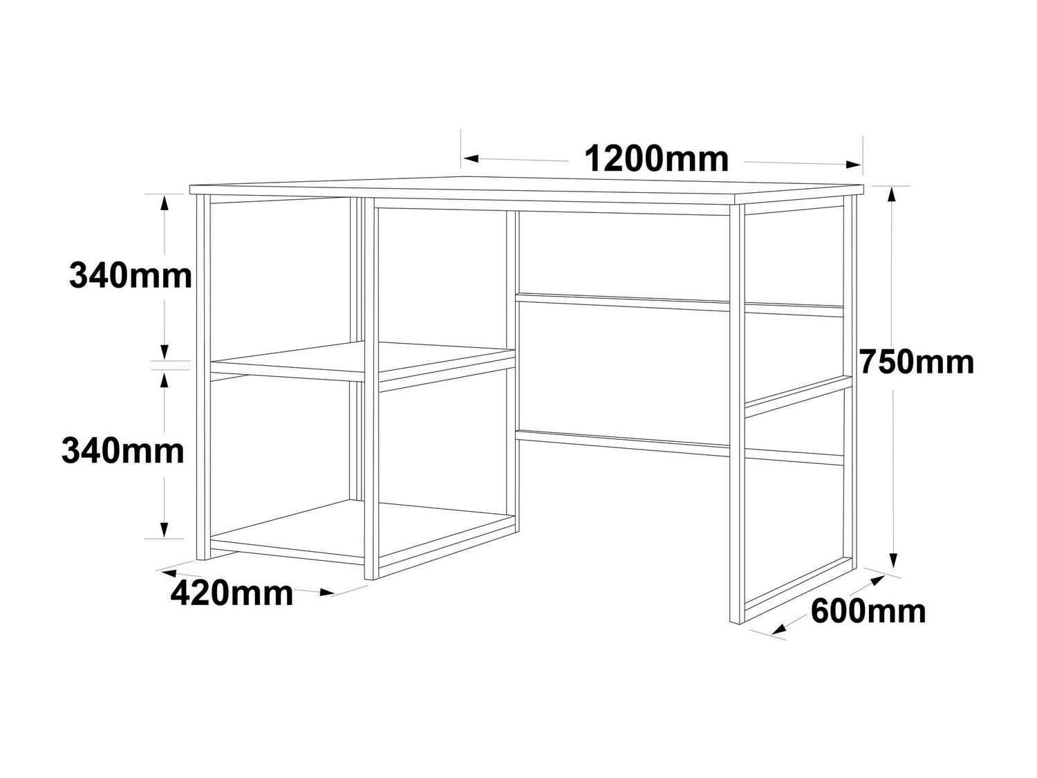 Birou Kailua 668 (Auriu + Marmură albă)