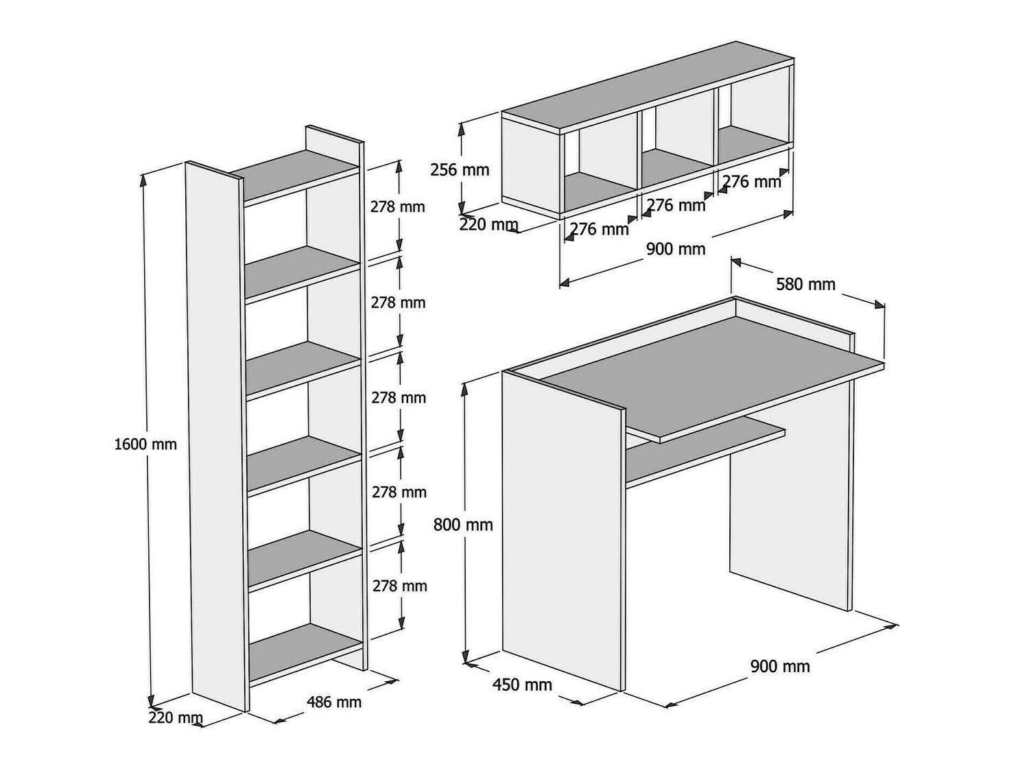 Set birou acasă Kailua 633