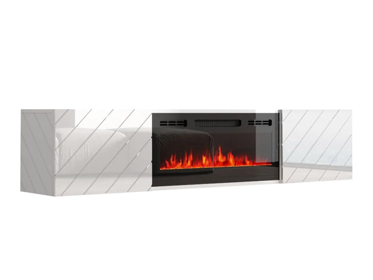 Comodă TV Mensura (Alb + Negru)