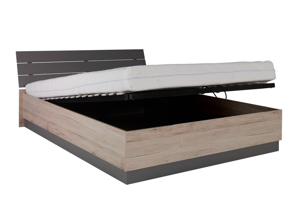 Set dormitor Murrieta 151 (Stejar San Remo + Gri)