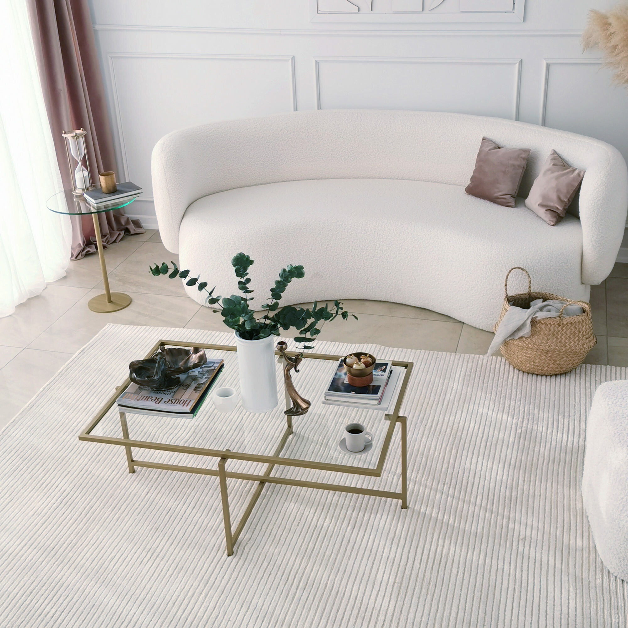 Măsuță de cafea Kailua 1281 (Auriu)