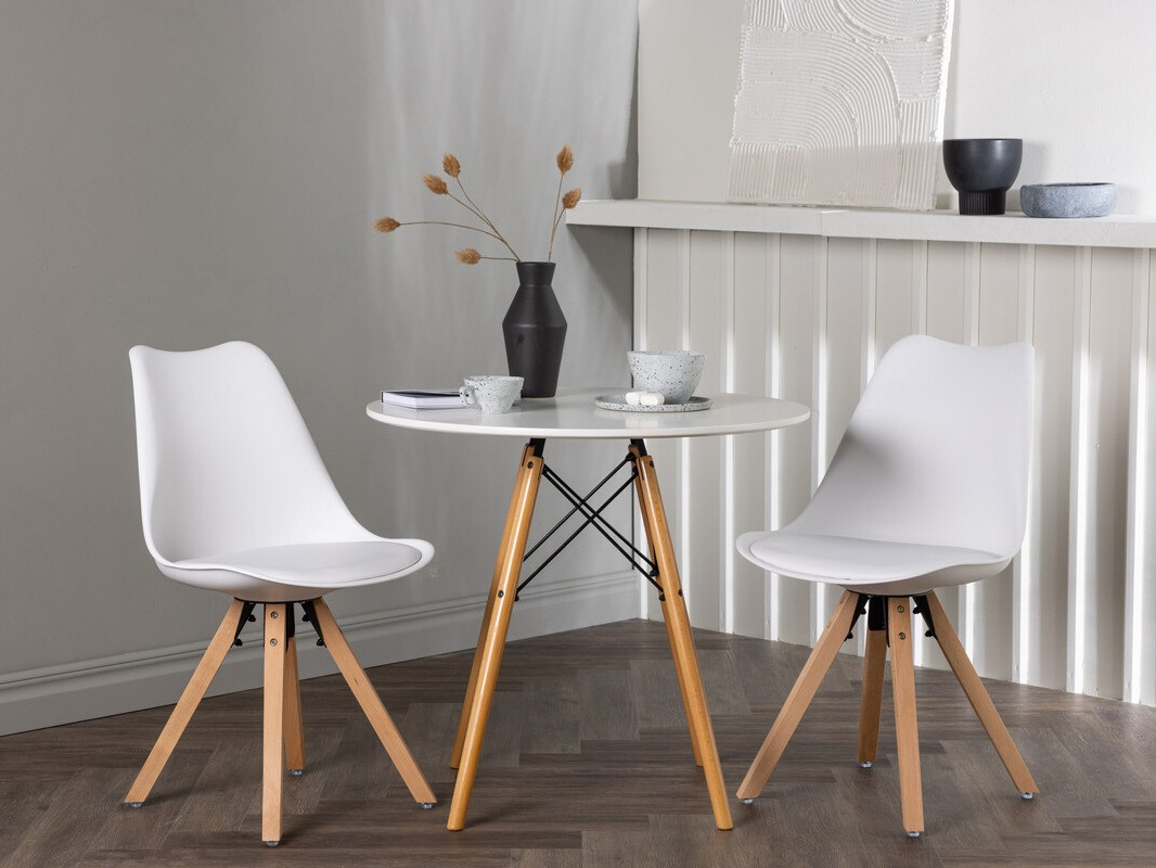 Set de mese Dallas 4244 (Alb + Maro deschis)