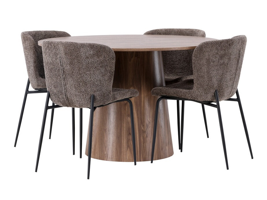 Set de mese Dallas 4257 (Maro + Negru)