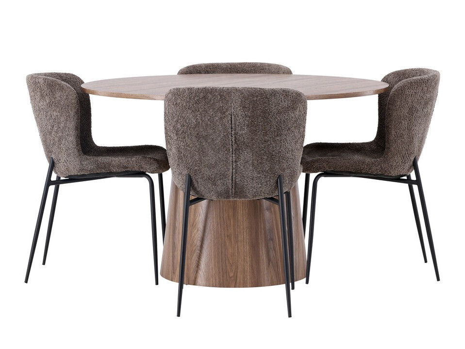 Set de mese Dallas 4257 (Maro + Negru)