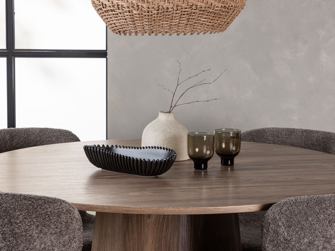 Set de mese Dallas 4257 (Maro + Negru)