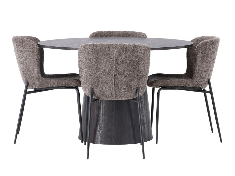 Set de mese Dallas 4257 (Maro + Negru)