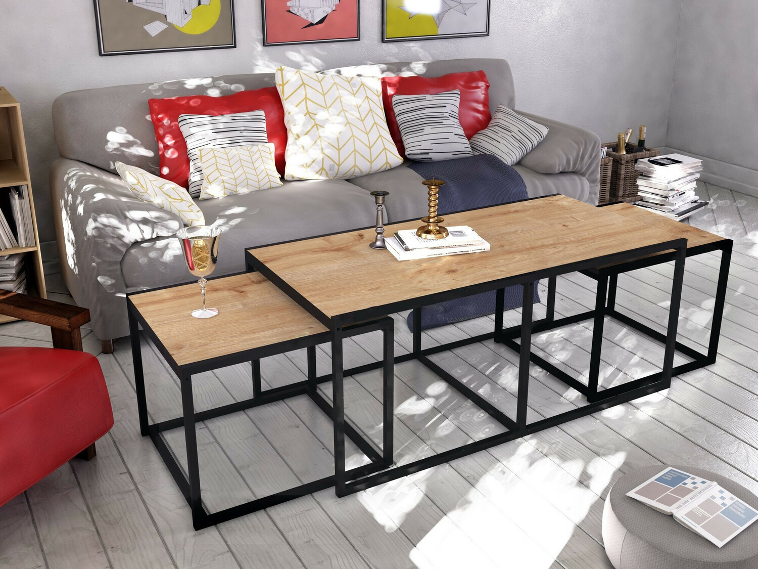 Set de măsuțe de cafea Kailua 1434