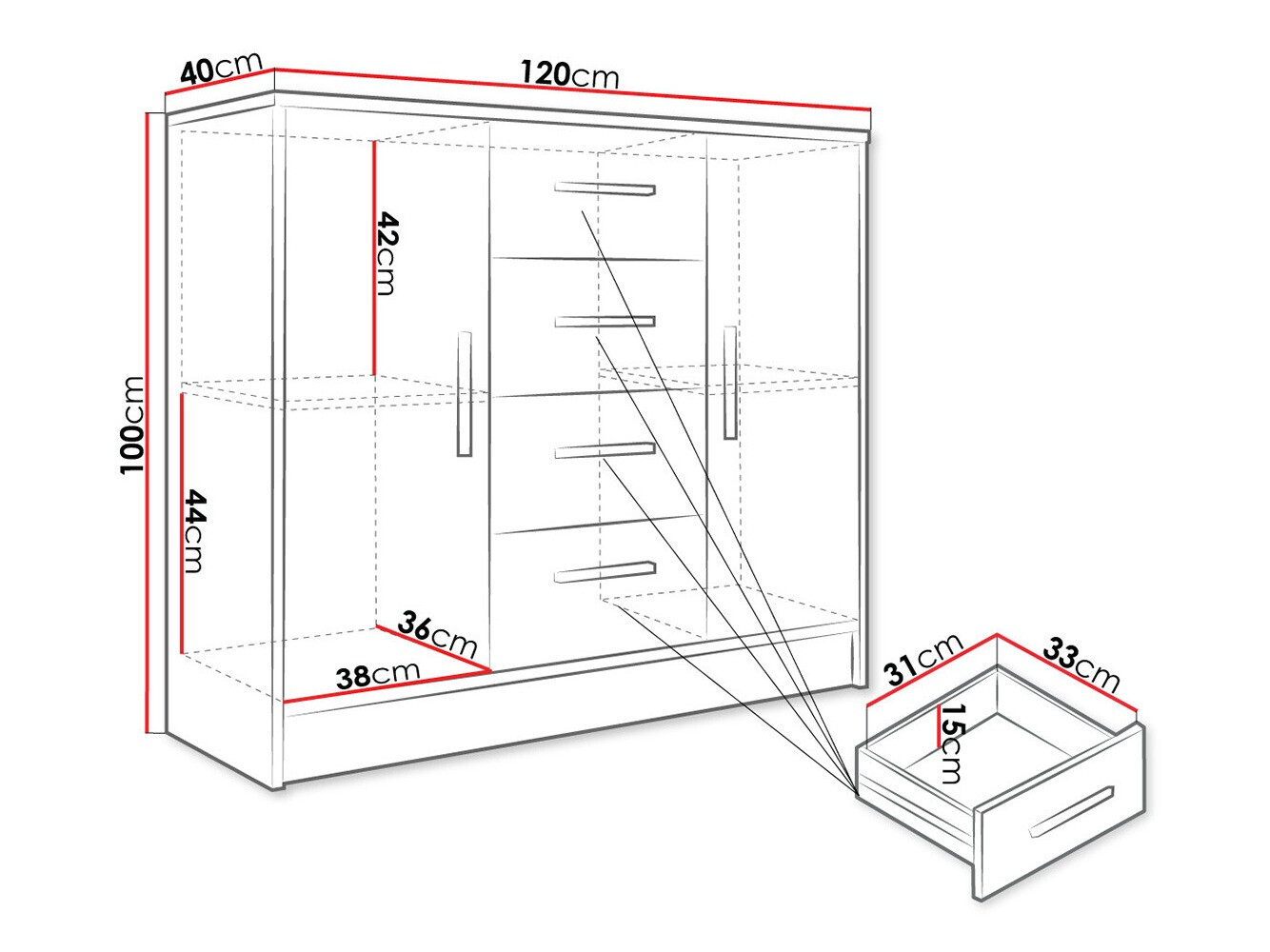 Comodă Comfivo Pastor