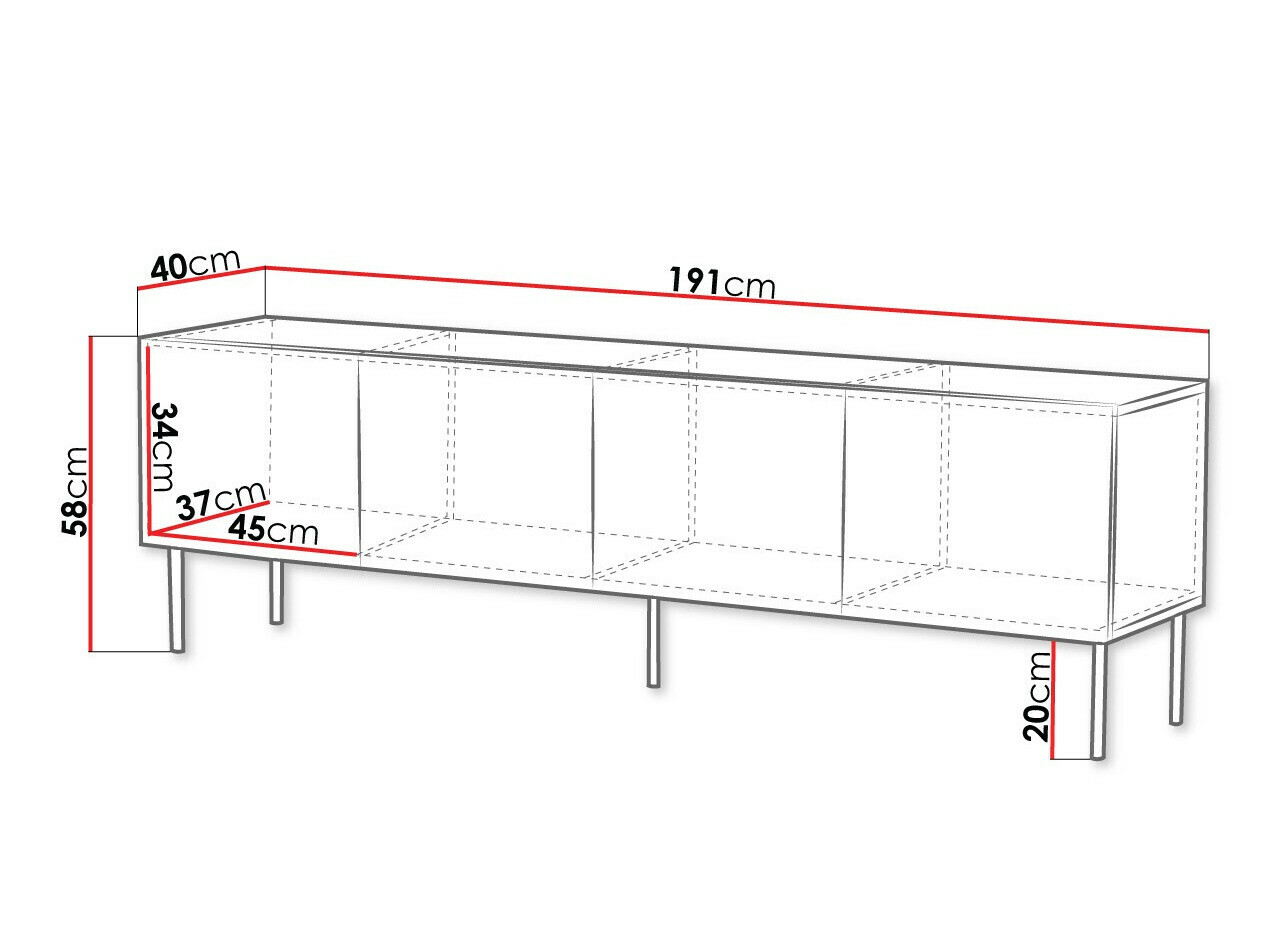 Comodă TV Venophu 101