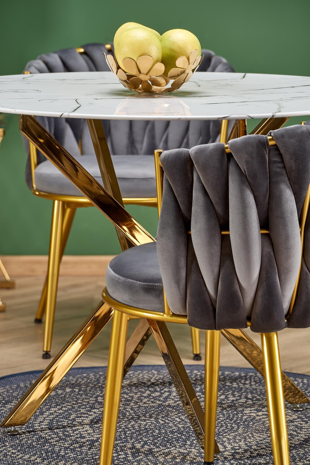 Scaun Houston 1506 (Gri + Auriu)