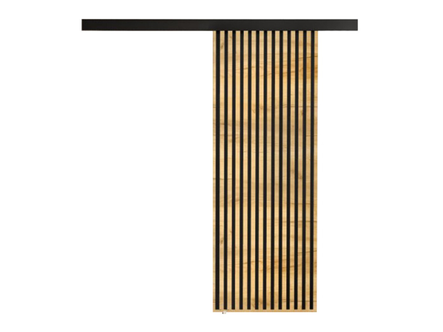 Uși glisante Dover 201 (Stejar Craft auriu + Negru)