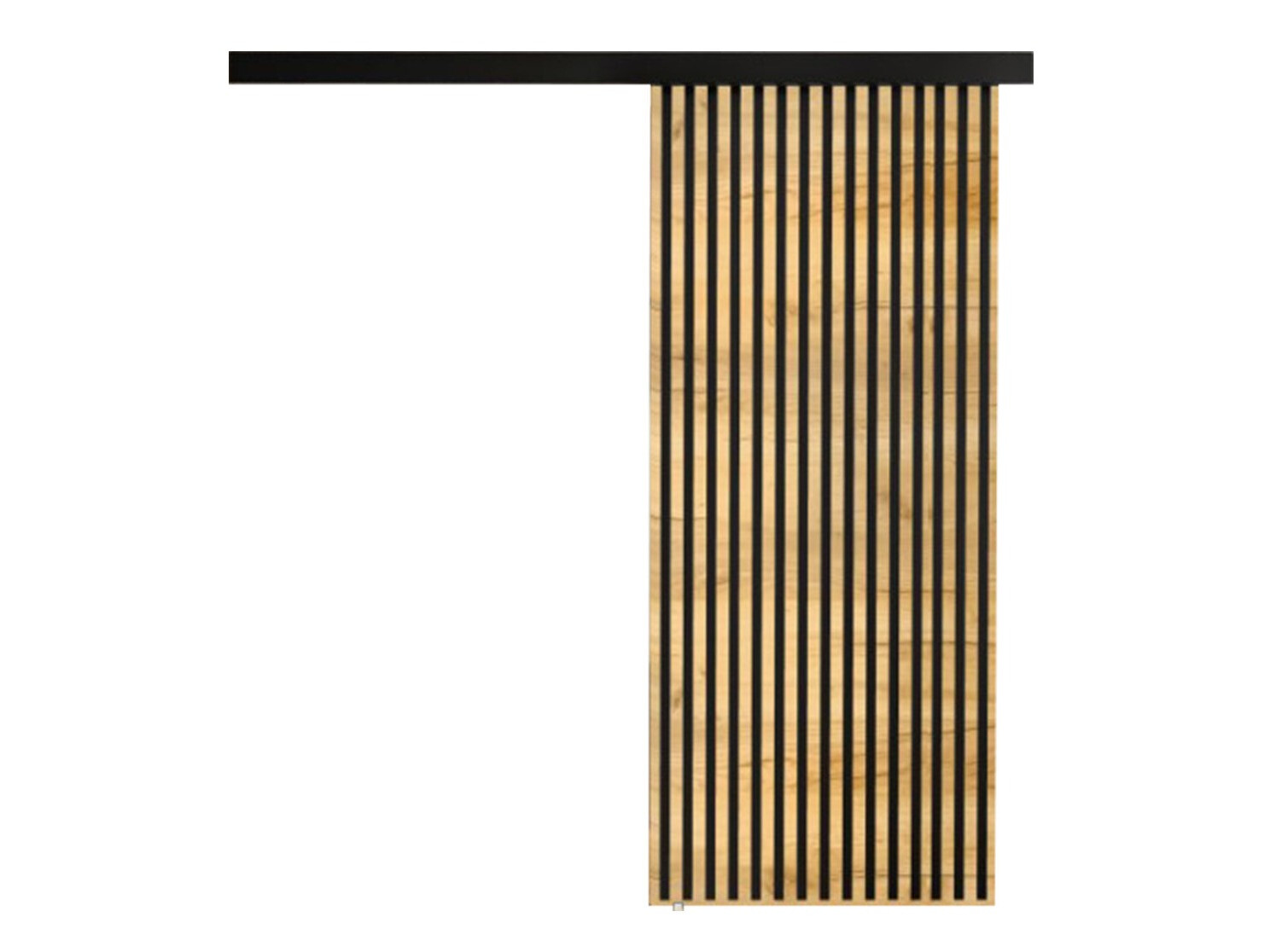 Uși glisante Dover 202 (Stejar Craft auriu + Negru)