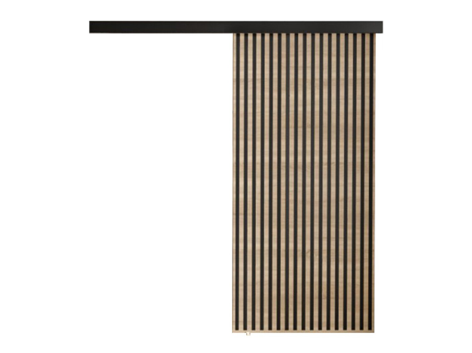 Uși glisante Dover 203 (Stejar Sonoma + Negru)